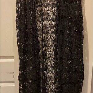 L&B Black Lace Women's Top